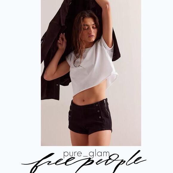 Free People denim shorts - Picture 4 of 6